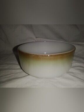 Vintage Federal Glass Mesa Moss Mini Bowl Sugar Pudding Cottage Cheese?
